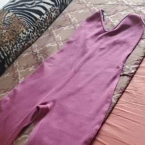 Seamless Ribbed NIKE Mauve Bodysuit -Brand New W/ Tags. SZ Large